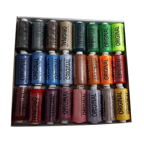 نخ خیاطی اورجینال کد 9 بسته 24 عددی