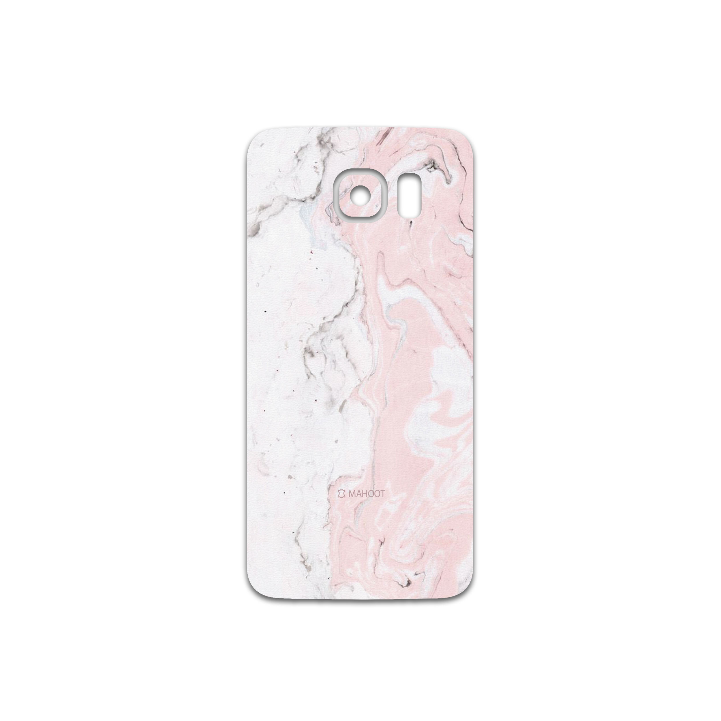 برچسب پوششی ماهوت مدل Blanco-Pink-Marble مناسب برای گوشی موبایل سامسونگ Galaxy S6