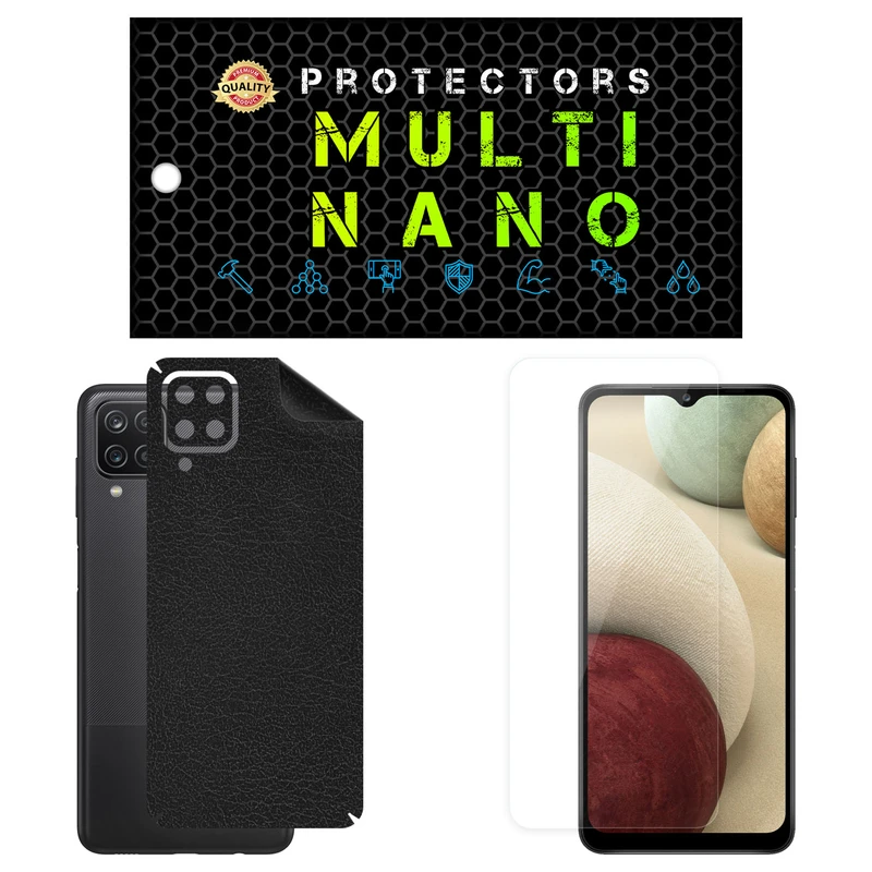 محافظ صفحه نمایش مولتی نانو مدل X-SFL مناسب برای گوشی موبایل سامسونگ Galaxy A12 Nacho به همراه برچسب پوششی