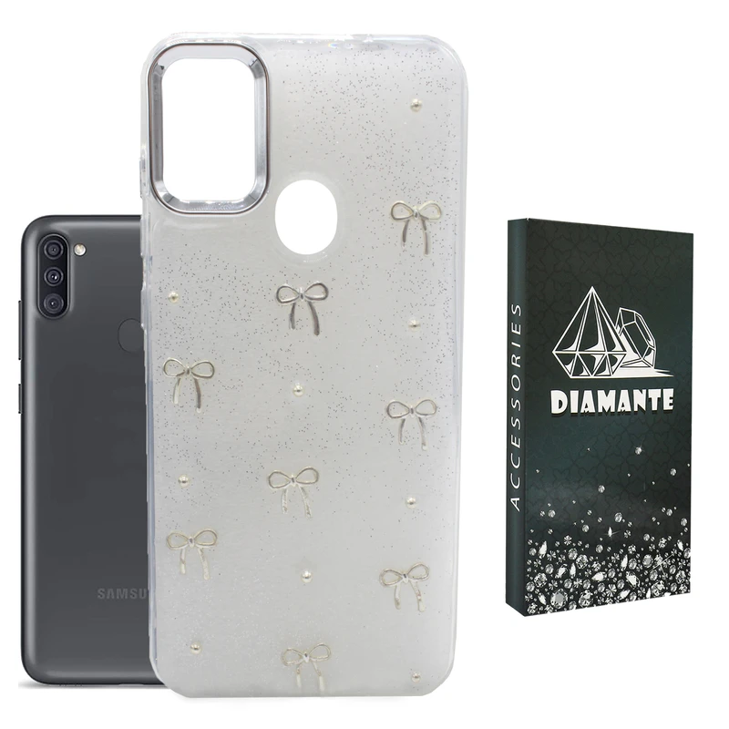 کاور دیامانته مدل Bowtie Bk مناسب برای گوشی موبایل سامسونگ Galaxy M11
