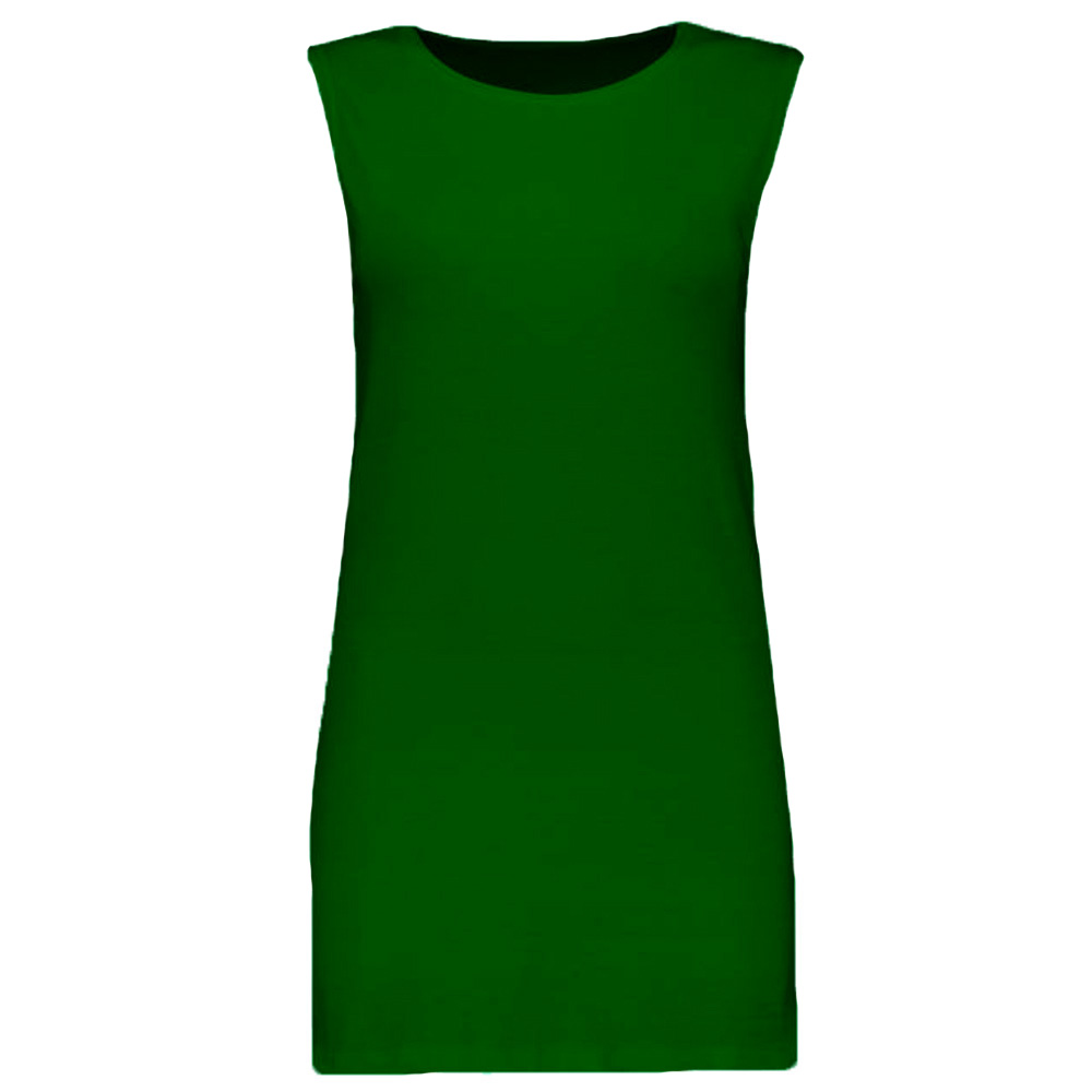 تونیک زنانه مدل آستین حلقه رنگ سبز