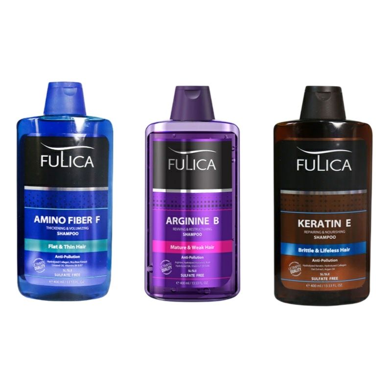 شامپو مو فولیکا مدل بدون سولفات حجم 400 میلیلیتر مجموعه 3 عددی - - 2