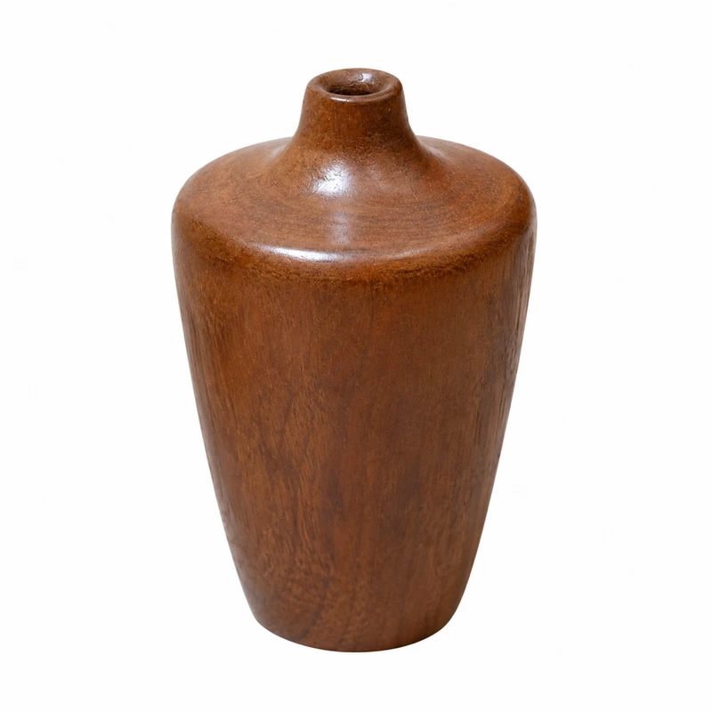 گلدان دکوری مدل چوبی