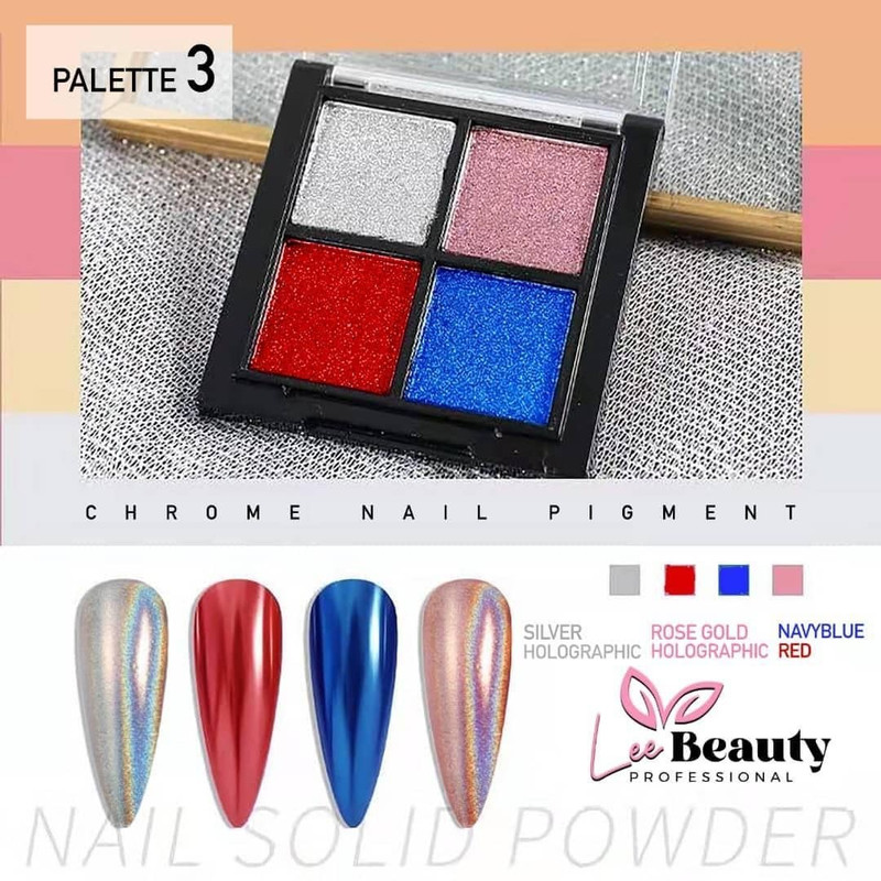 پالت پودر سوپر کروم لی بیوتی کد P3