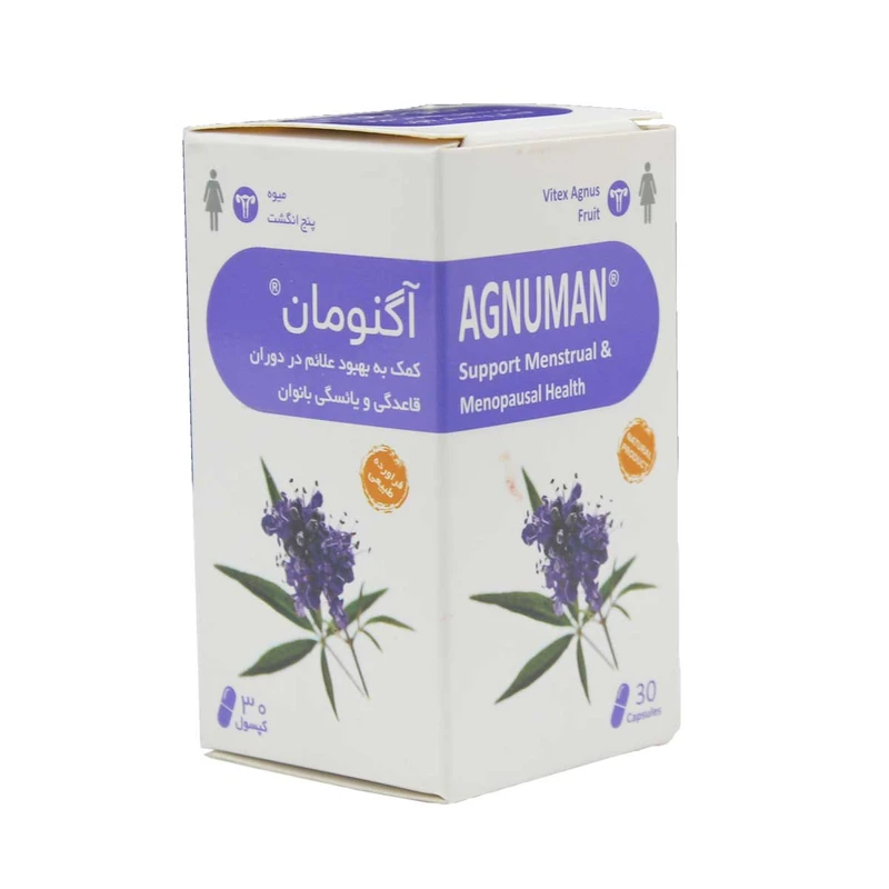 کپسول آگنومان رحمان دارو بسته 30 عددی 