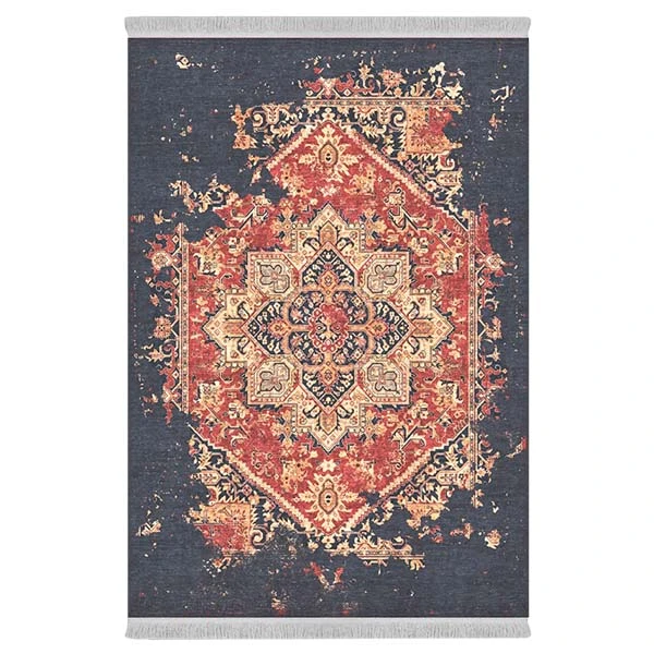 فرش پارچه‌ای دفه مدل فرشینه طرح مدرن کد 333