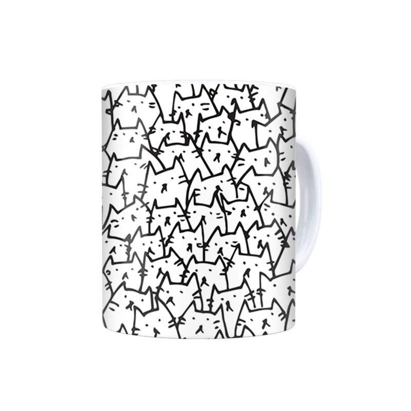 ماگ ترمه طراحان ایده مدل گربه ها کد cfp1301