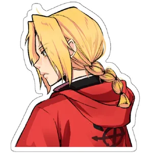 استیکر لپ تاپ مدل Fullmetal Alchemist