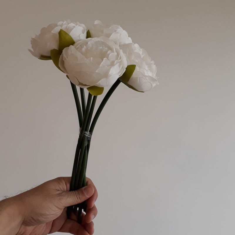 گل مصنوعی مدل کاملیا مجموعه 5 عددی گل مصنوعی مدل کاملیا مجموعه 5 عددی