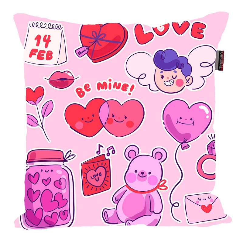 کوسن پاد آفرین مدل عشق طرح LOVE کد PK30892