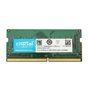 رم لپ تاپ DDR4 تک کاناله  2400 مگاهرتز CL11  کروشیال مدل  SODIMM ظرفیت 4 گیگابایت