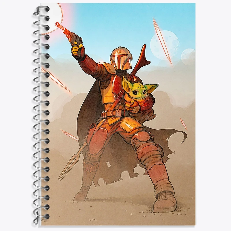 دفتر لغت 50 برگ خندالو طرح جنگ ستارگان (Star Wars) کد F214