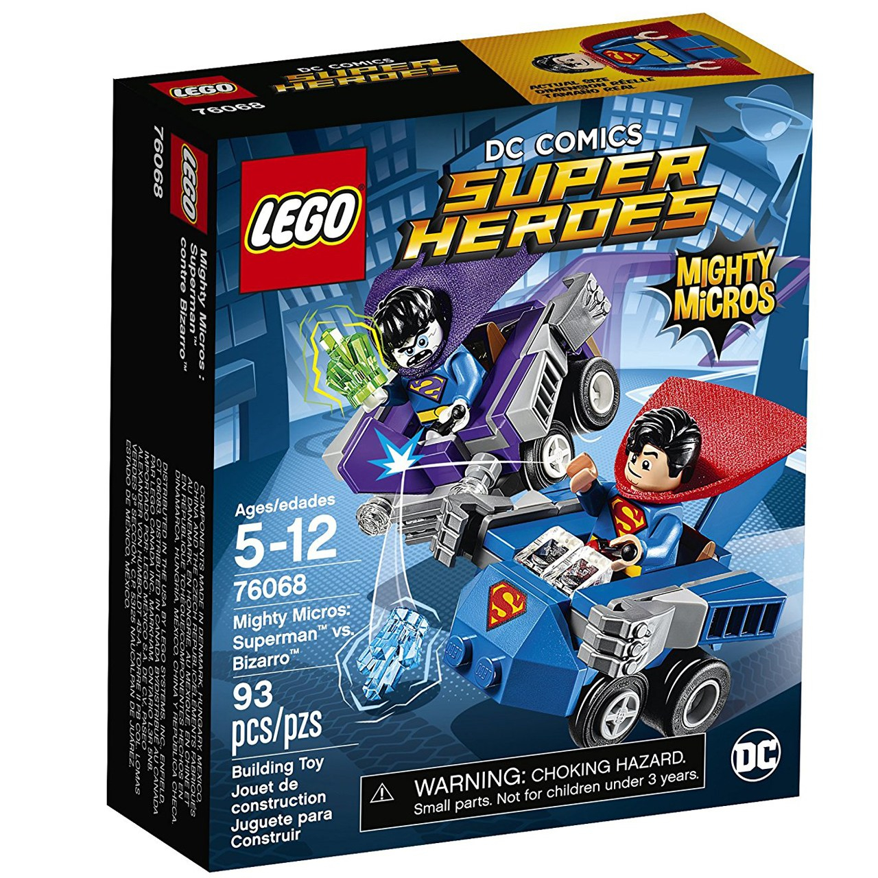 لگو سری Marvel Super Heroes مدل Mighty Micros Superman VS Bizarro 76068