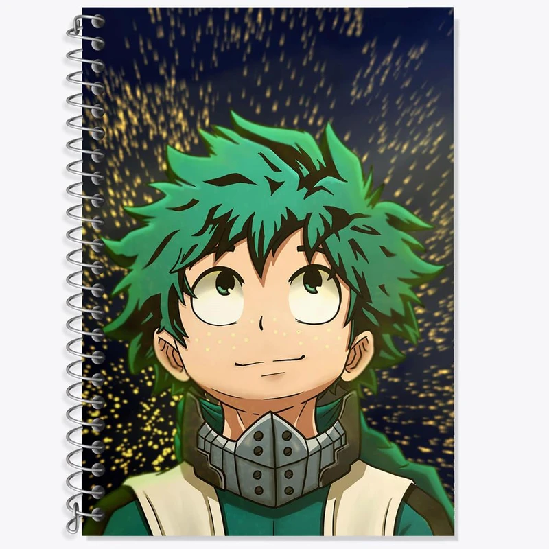 دفتر زبان 50 برگ خندالو مدل سه خط طرح میدوریا ایزوکو انیمه آکادمی قهرمان من کد 11608