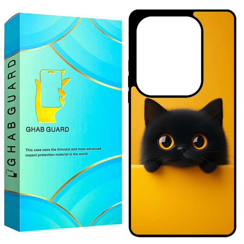 کاور قاب گارد طرح گربه مدل GCHPN13P مناسب برای گوشی موبایل شیائومی Redmi Note 13 Pro 4G / Poco M6 Pro 4G