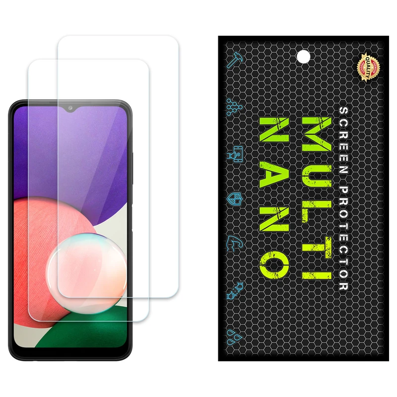 محافظ صفحه نمایش مولتی نانو مدل X-S2N مناسب برای گوشی موبایل سامسونگ Galaxy A22s بسته دو عددی