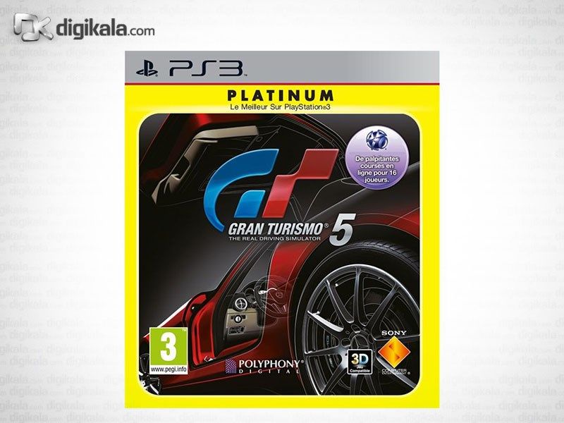 بازی Gran Turismo 5 Platinum مناسب برای PS3