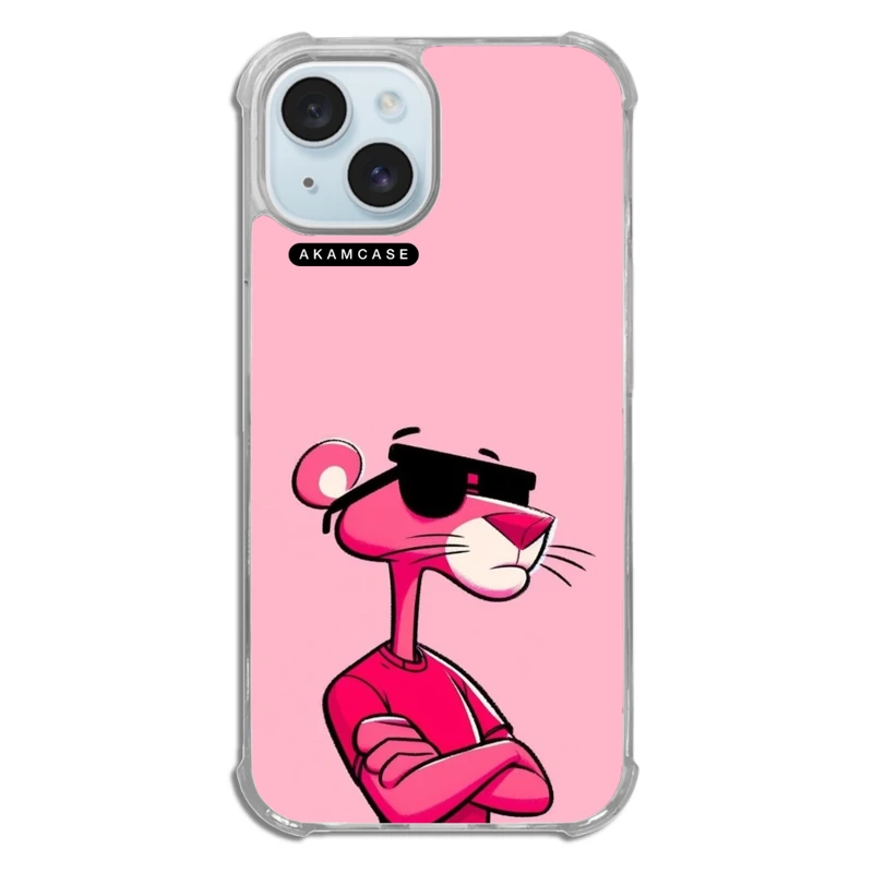 کاور آکام مدل AMC-WTA15-PINK PANTHER11 مناسب برای گوشی موبایل اپل iPhone 15