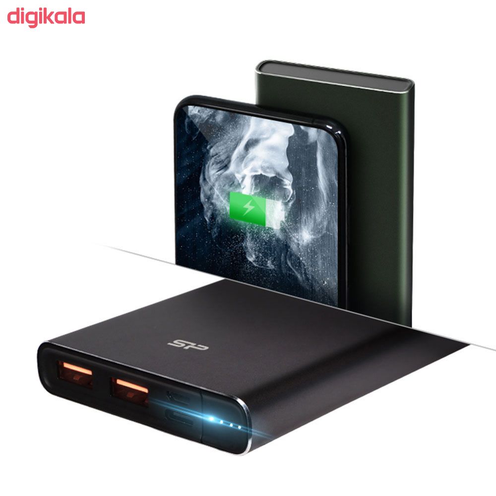 شارژر همراه سیلیکون پاور مدل QP60 ظرفیت 10000 میلی آمپر ساعت main 1 5