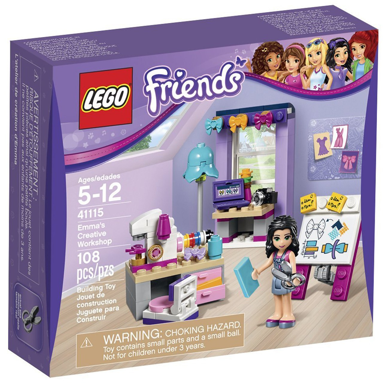 لگو سری Friends مدل Emmas Creative Workshop 41115