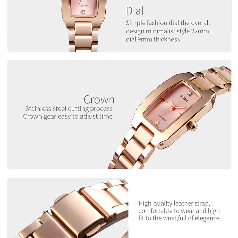 ساعت مچی عقربه ای زنانه اسکمی مدل S-1400