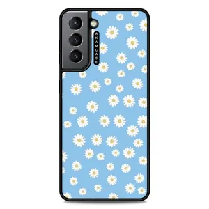 AKAM AMC-WSGS21-FLOWERS-25 Cover For Samsung Galaxy S21