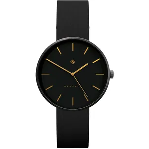 ساعت مچی عقربه ای نیوگیت مدل The Drumline Black Case Reverse Dial Black Strap