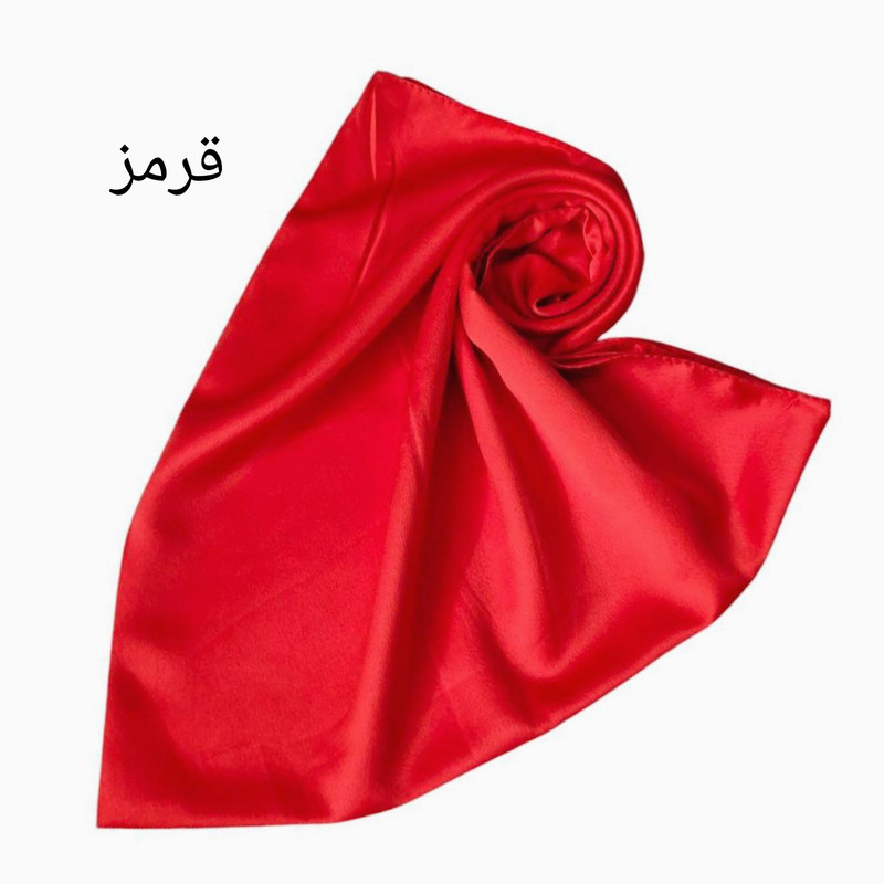 مینی اسکارف زنانه مدل ساتن ابریشم