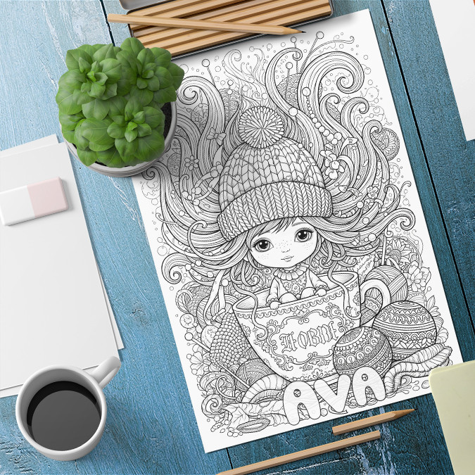 کاغذ چاپی A4 لاژید مدل رنگ آمیزی طرح اسم آوا بسته 10 عددی