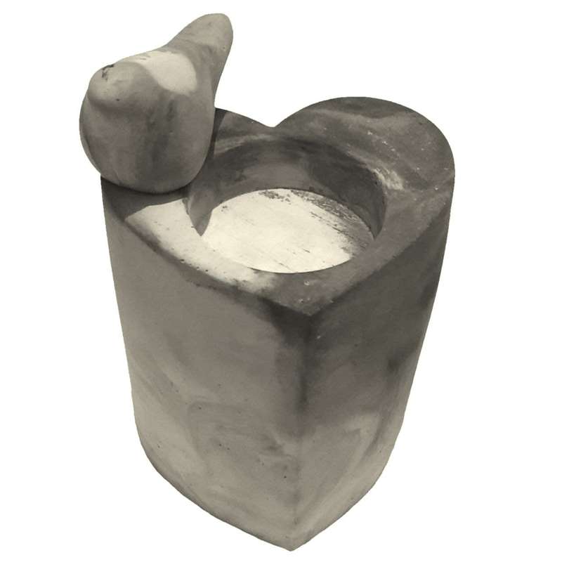 جاشمعی طرح قلب و پرنده مدل RK-203