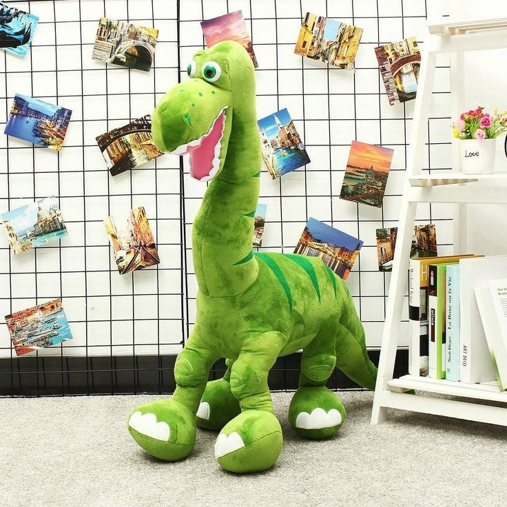 عروسک مدل دایناسور مهربون ارتفاع 35 سانتی متر