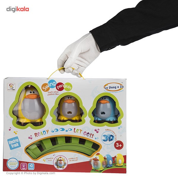 قطار اسباب بازی شنگ چوان مدل Swing Penguin