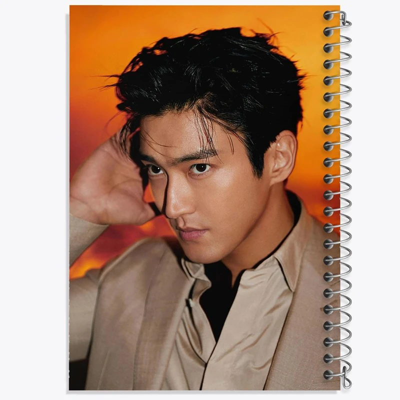 دفتر مشق 100 برگ خندالو طرح شیوون گروه سوپر جونیور Super Junior کد 21428