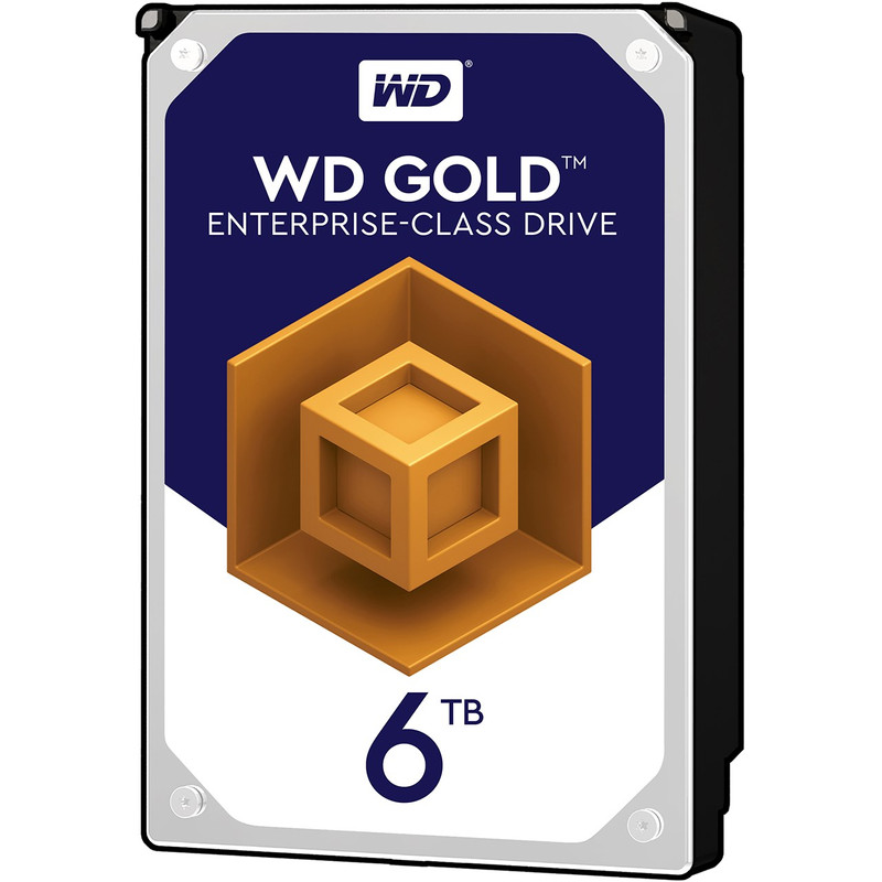 هارددیسک اینترنال وسترن دیجیتال مدل Gold WD6002FRYZ ظرفیت 6 ترابایت