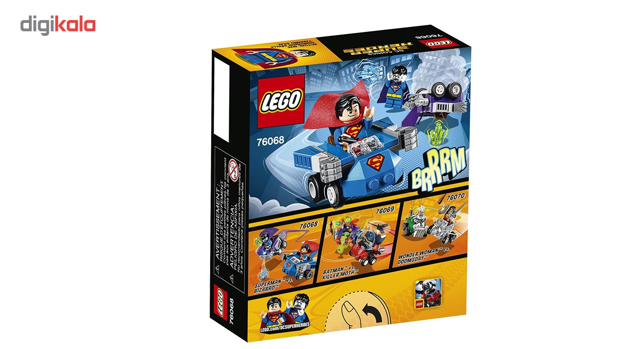 لگو سری Marvel Super Heroes مدل Mighty Micros Superman VS Bizarro 76068
