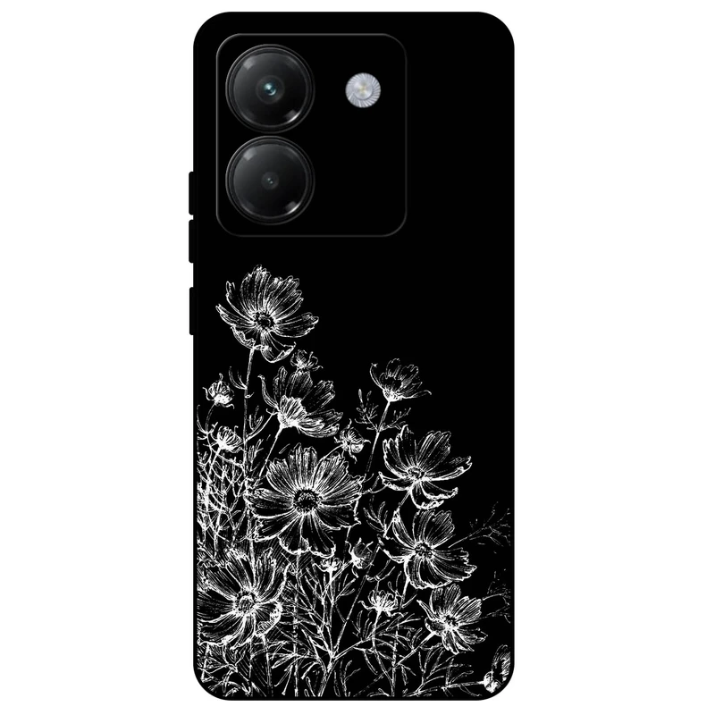کاور مگافون طرح گل مدل 7274 مناسب برای گوشی موبایل شیائومی Poco M7 Pro 5G