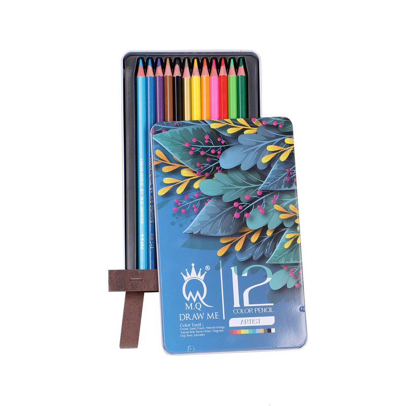 مداد رنگی 12 رنگ ام کیو مدل آرتیست