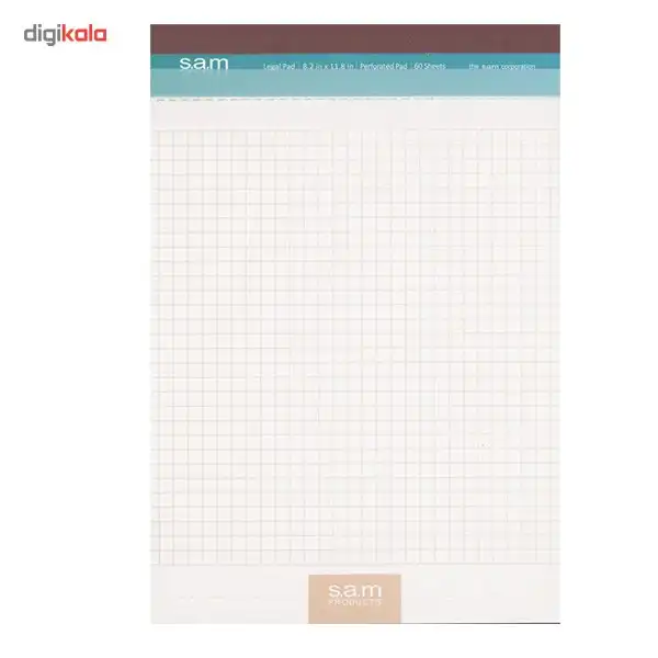 دفتر یادداشت 60 برگ سم طرح شطرنجی