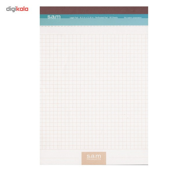 دفتر یادداشت 60 برگ سم طرح شطرنجی