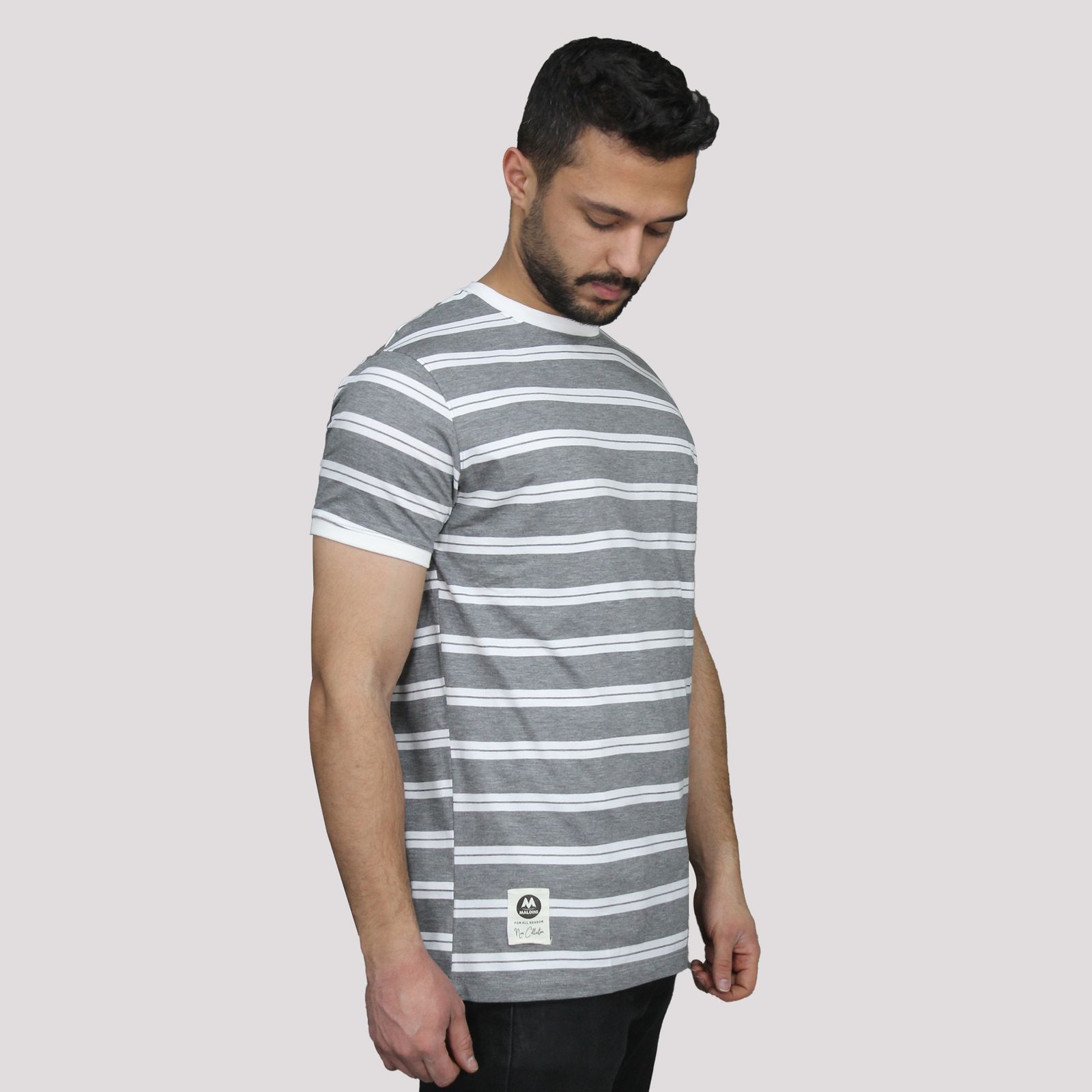 تی شرت آستین کوتاه مردانه مالدینی مدل t-490 -  - 2
