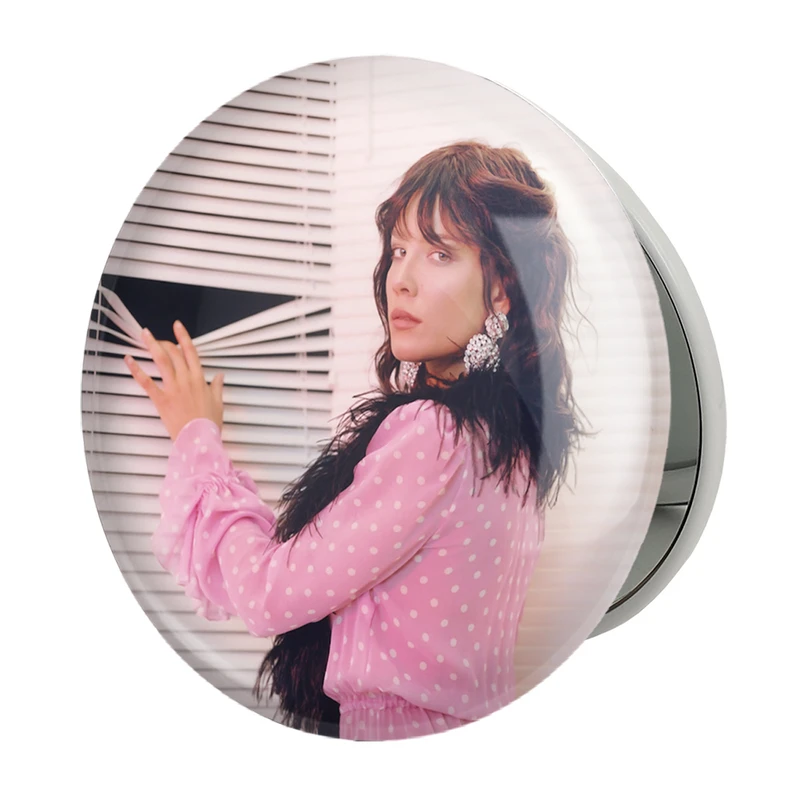 آینه جیبی خندالو طرح هالزی Halsey مدل تاشو کد 19105 