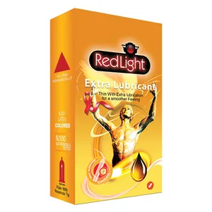 کاندوم ردلایت مدل Extra Lubricant بسته 12 عددی