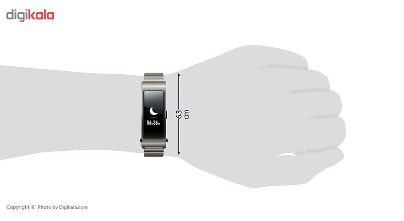 مچ بند هوشمند هوآوی مدل TalkBand B3 Elite Titanium Gray