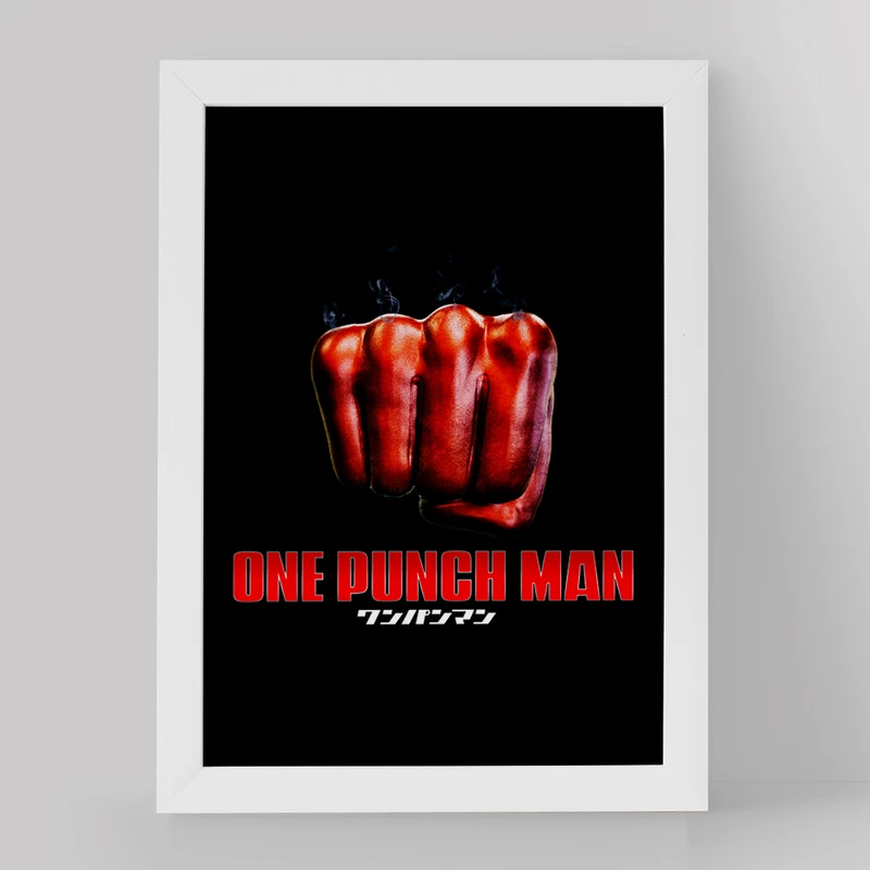 تابلو خندالو مدل مشت سایتاما انیمه مرد تک مشتی کد 11344