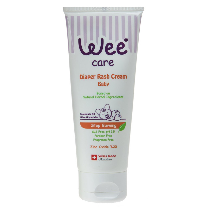 کرم متوقف کننده سوختگی پای کودک وی کر مدل Zinc Oxide مقدار 75 گرم
