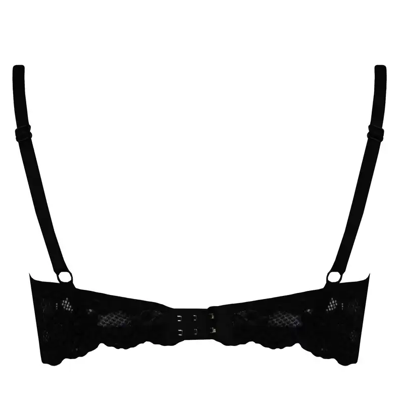 سوتین زنانه ایزابلا مدل پولکی هارنس فنردار کد 4459-06 رنگ کله غازی