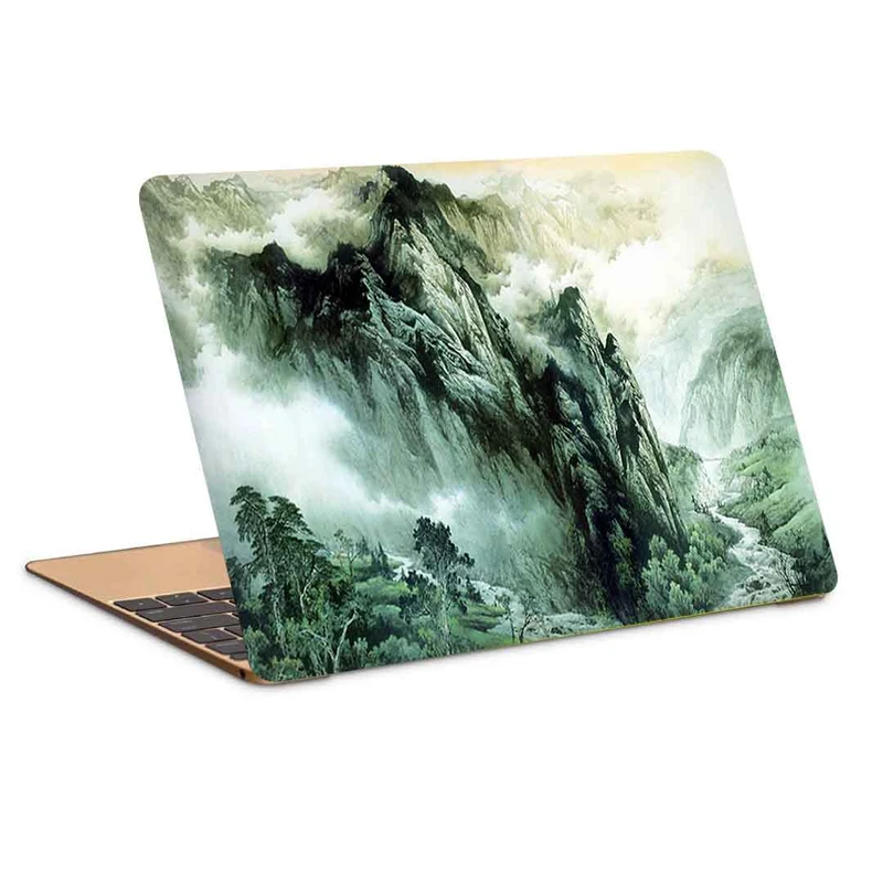 استیکر لپ تاپ طرح asian paintingکد c-52مناسب برای لپ تاپ 15.6 اینچ