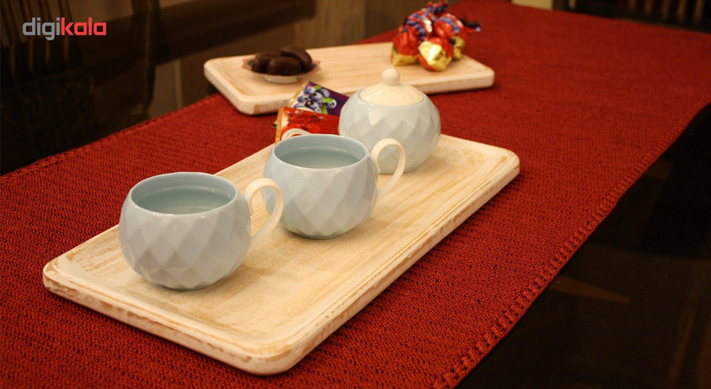 سینی چوبی شیجا متوسط مدل B21