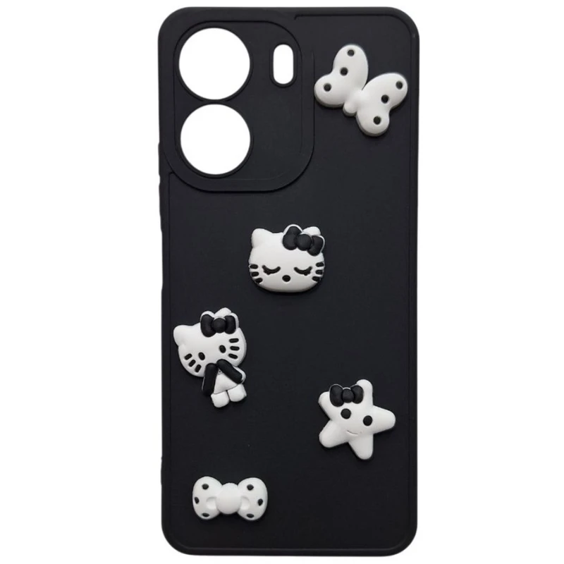 کاور طرح کیتی عروسکی مدل 13c مناسب برای گوشی موبایل شیائومی Redmi 13C / Poco C65