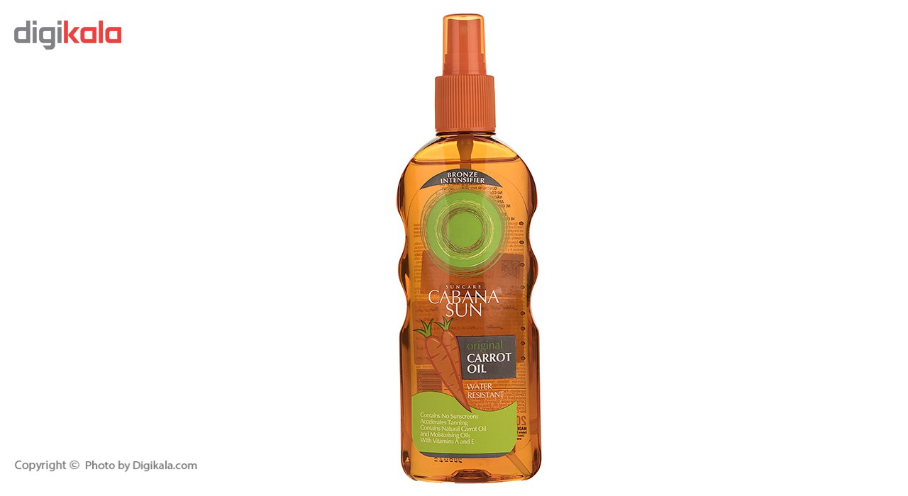 اسپری برنزه کننده کابانا سان مدل Original Carrot Oil Spf6 حجم 200 میلی لیتر